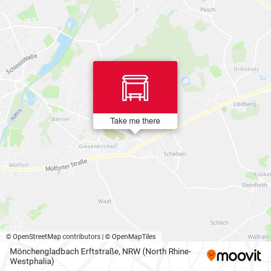 Mönchengladbach Erftstraße map