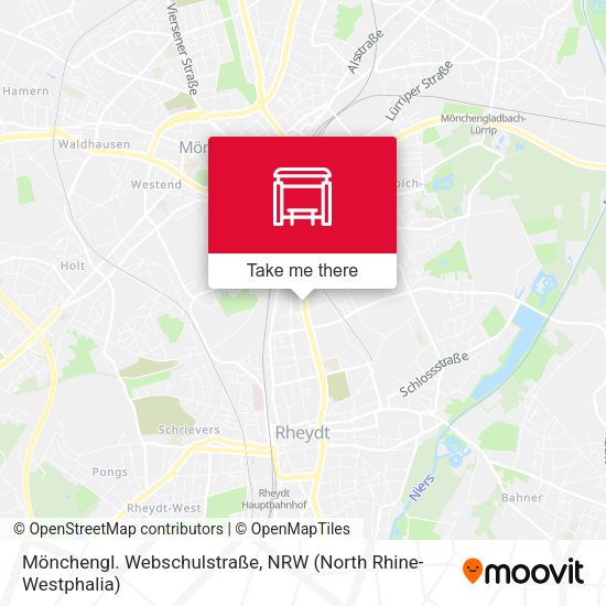 Карта Mönchengl. Webschulstraße