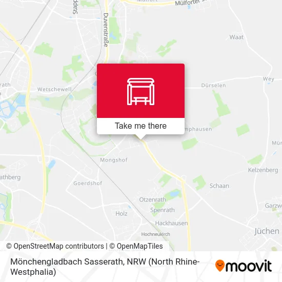 Карта Mönchengladbach Sasserath