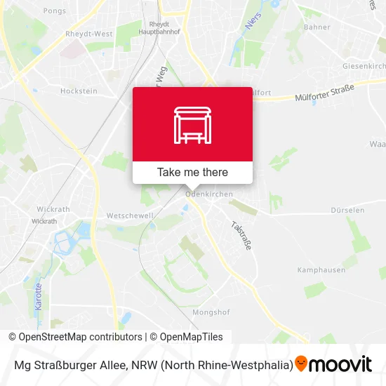 Карта Mg Straßburger Allee