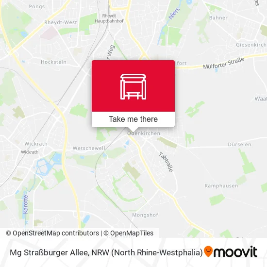 Карта Mg Straßburger Allee