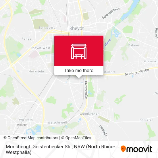 Карта Mönchengl. Geistenbecker Str.