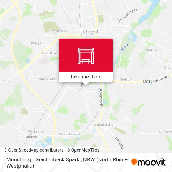 Карта Mönchengl. Geistenbeck Spark.