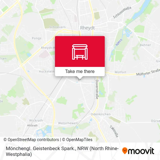 Карта Mönchengl. Geistenbeck Spark.