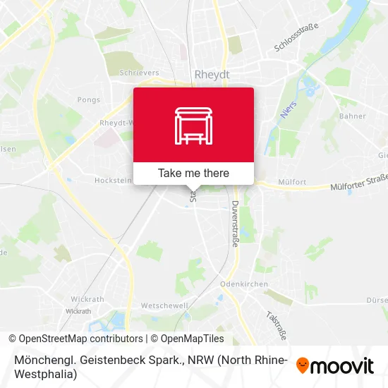 Карта Mönchengl. Geistenbeck Spark.