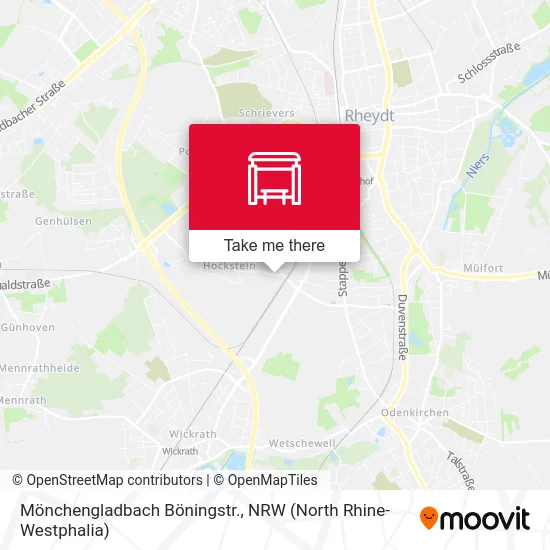 Карта Mönchengladbach Böningstr.
