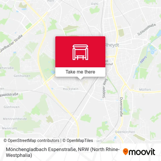 Карта Mönchengladbach Espenstraße
