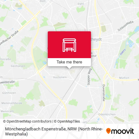 Карта Mönchengladbach Espenstraße