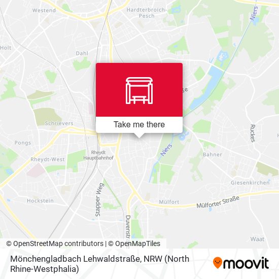 Mönchengladbach Lehwaldstraße map