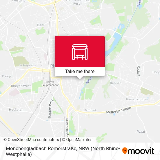 Карта Mönchengladbach Römerstraße