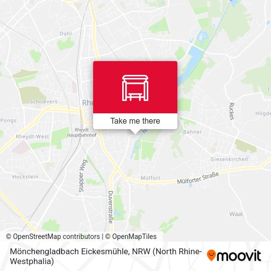 Карта Mönchengladbach Eickesmühle