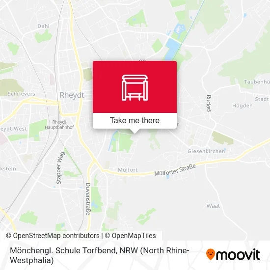 Mönchengl. Schule Torfbend map