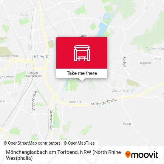 Карта Mönchengladbach am Torfbend