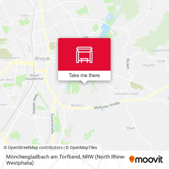 Карта Mönchengladbach am Torfbend