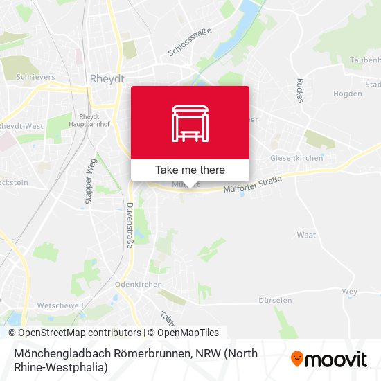 Mönchengladbach Römerbrunnen map