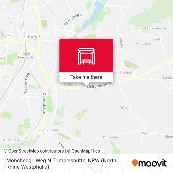 Карта Mönchengl. Weg N.Trimpelshütte