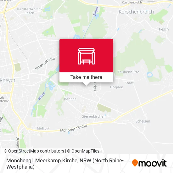 Карта Mönchengl. Meerkamp Kirche