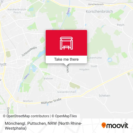 Карта Mönchengl. Puttschen