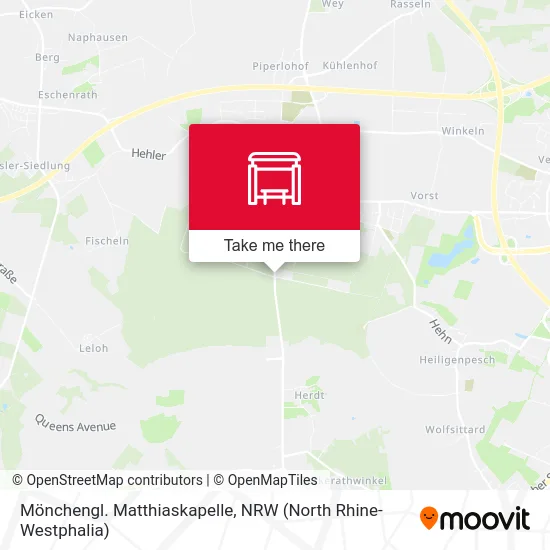 Карта Mönchengl. Matthiaskapelle