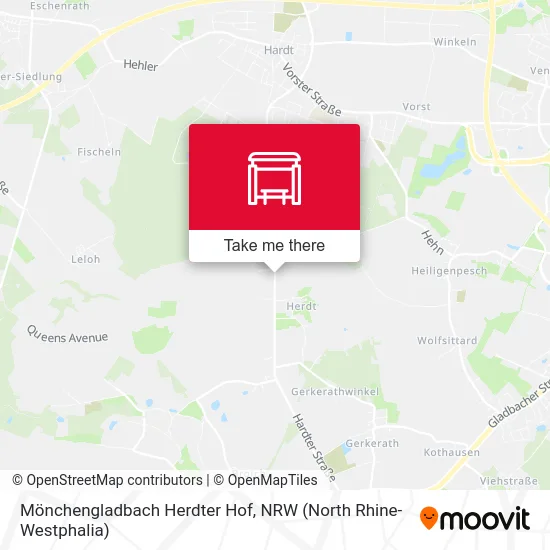 Карта Mönchengladbach Herdter Hof