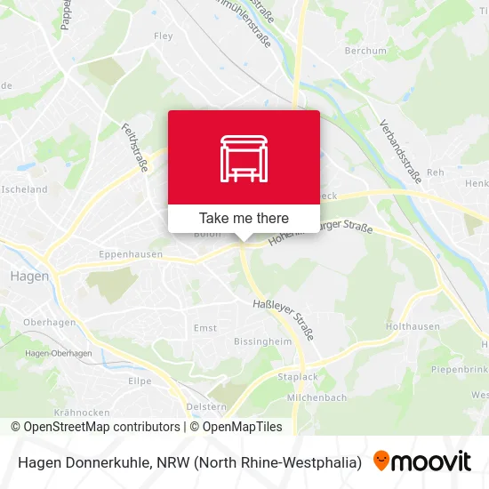 Hagen Donnerkuhle map