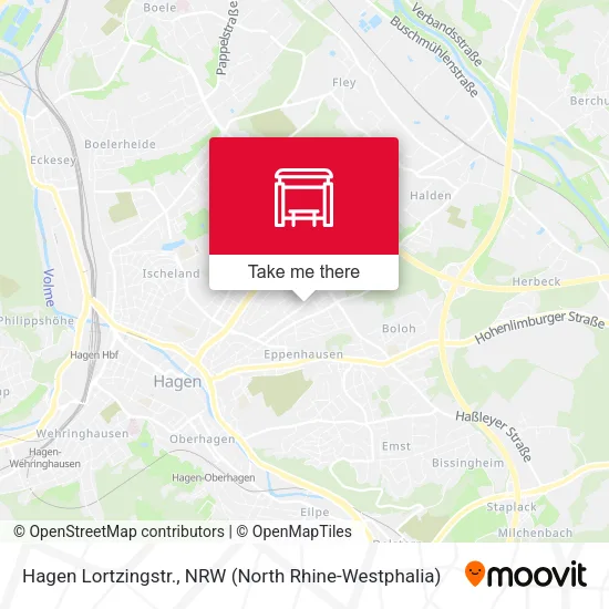 Карта Hagen Lortzingstr.
