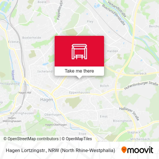 Карта Hagen Lortzingstr.