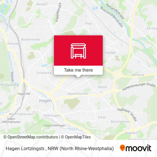 Карта Hagen Lortzingstr.