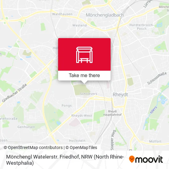 Карта Mönchengl Watelerstr. Friedhof