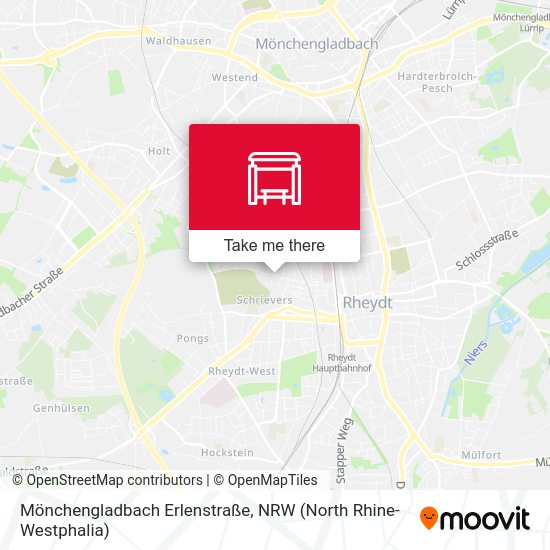 Mönchengladbach Erlenstraße map