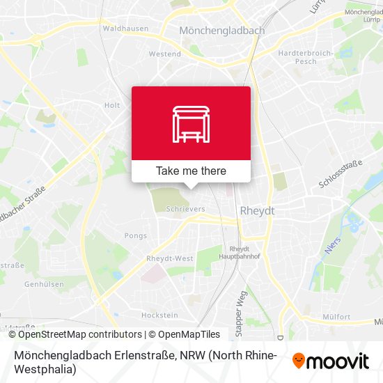 Mönchengladbach Erlenstraße map