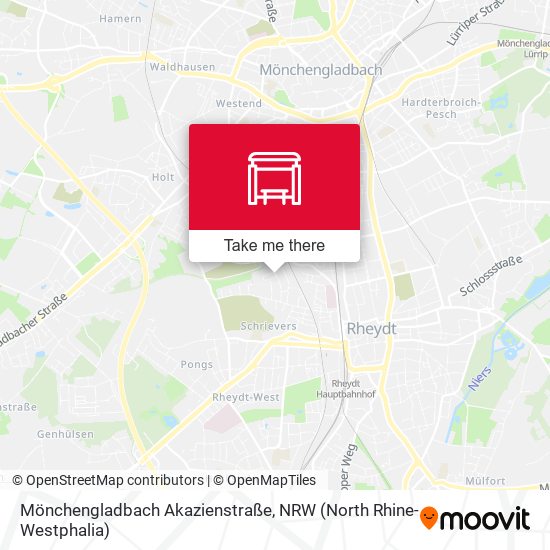 Mönchengladbach Akazienstraße map
