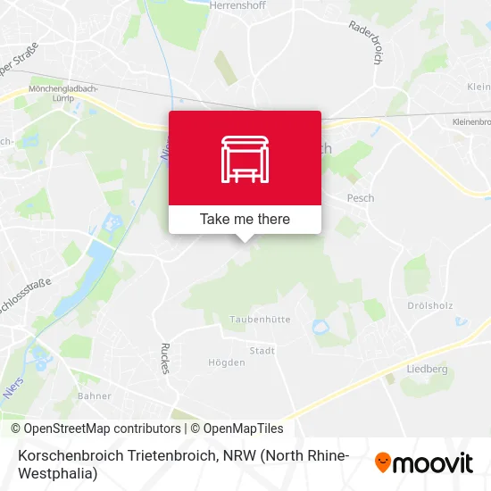 Korschenbroich Trietenbroich map