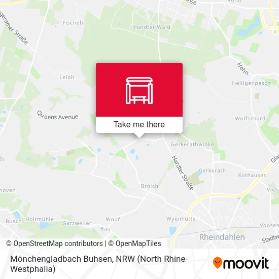 Карта Mönchengladbach Buhsen