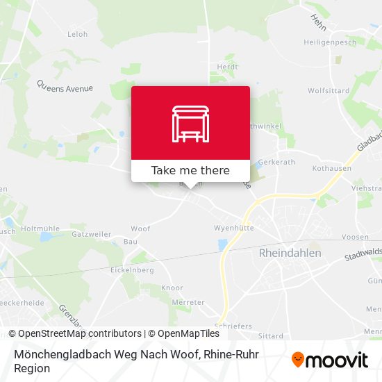 Mönchengladbach Weg Nach Woof map