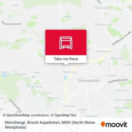 Карта Mönchengl. Broich Kapellchen