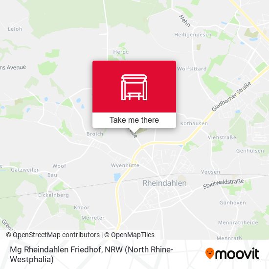 Mg Rheindahlen Friedhof map