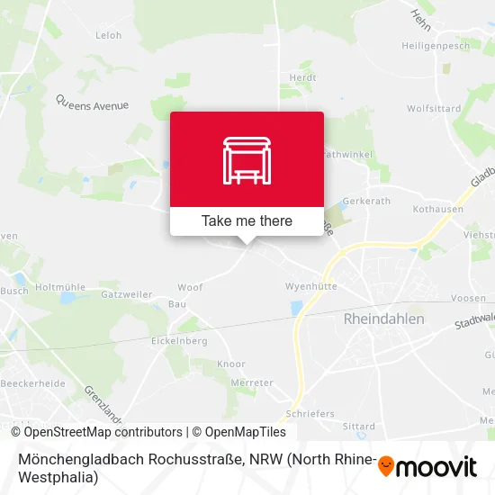 Карта Mönchengladbach Rochusstraße