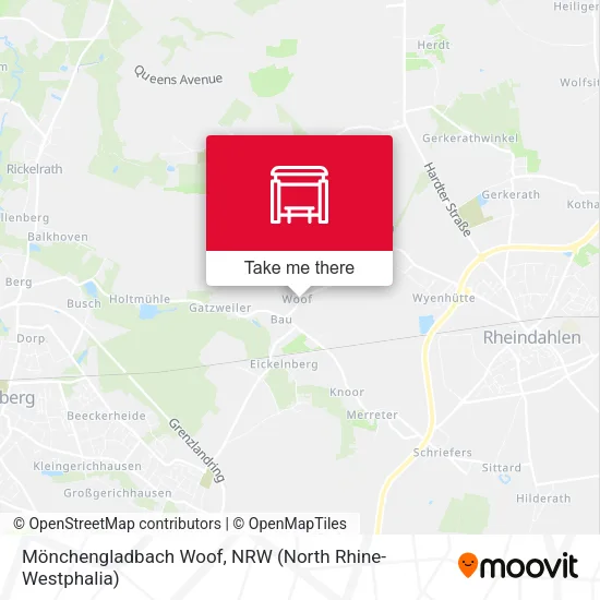 Карта Mönchengladbach Woof