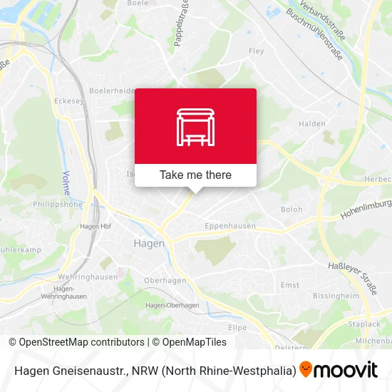 Карта Hagen Gneisenaustr.