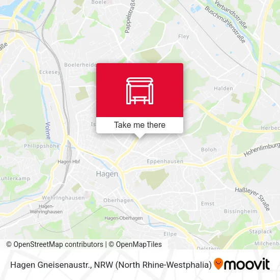 Карта Hagen Gneisenaustr.
