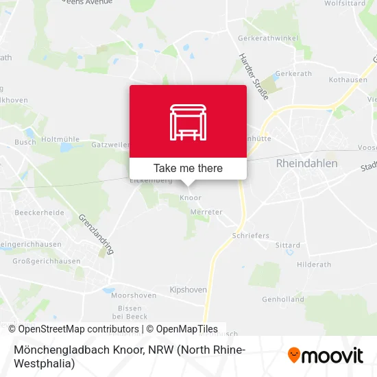 Карта Mönchengladbach Knoor