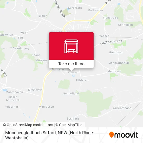 Карта Mönchengladbach Sittard