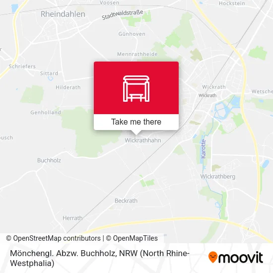 Карта Mönchengl. Abzw. Buchholz