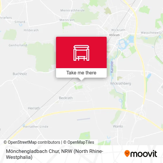 Карта Mönchengladbach Chur