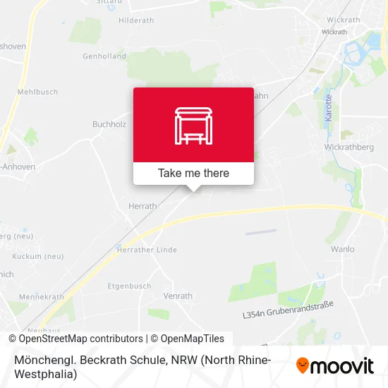 Карта Mönchengl. Beckrath Schule