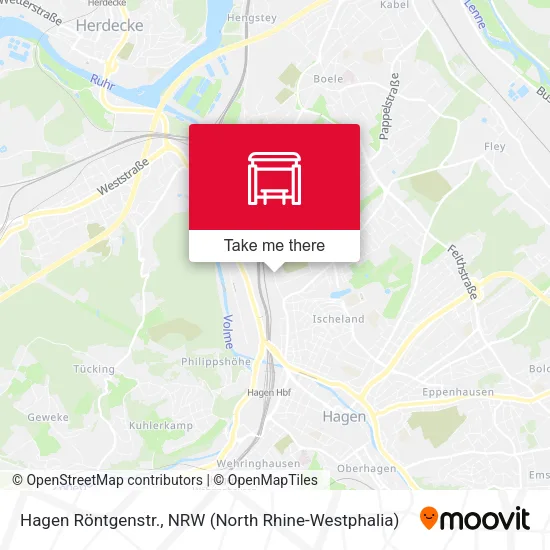 Карта Hagen Röntgenstr.
