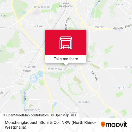 Карта Mönchengladbach Stöhr & Co.