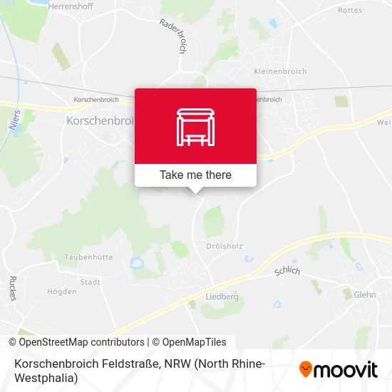 Korschenbroich Feldstraße map