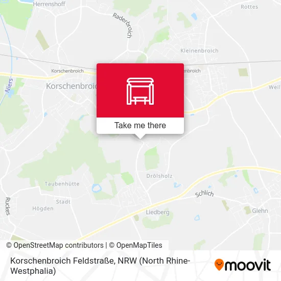 Korschenbroich Feldstraße map